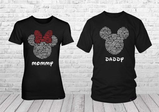 Matching Disney World Family Vacation Shirts Featuring Mickey and Minnie Head Ears Can Be Customized/Personalized With Your Name - Image 4