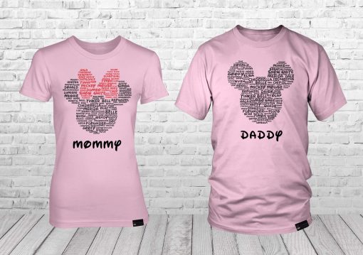 Matching Disney World Family Vacation Shirts Featuring Mickey and Minnie Head Ears Can Be Customized/Personalized With Your Name - Image 9