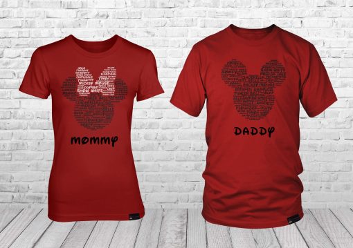 Matching Disney World Family Vacation Shirts Featuring Mickey and Minnie Head Ears Can Be Customized/Personalized With Your Name - Image 7