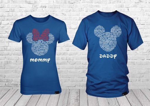 Matching Disney World Family Vacation Shirts Featuring Mickey and Minnie Head Ears Can Be Customized/Personalized With Your Name - Image 3