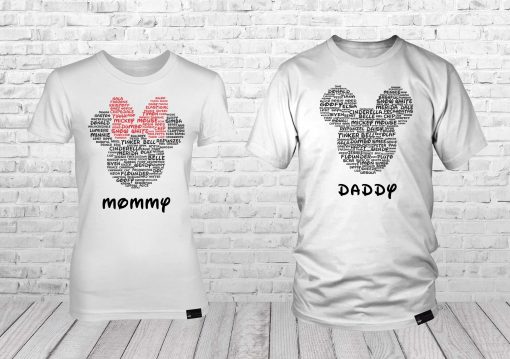 Matching Disney World Family Vacation Shirts Featuring Mickey and Minnie Head Ears Can Be Customized/Personalized With Your Name - Image 6