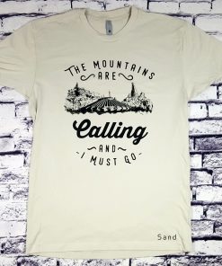 The Mountains Are Calling And I Must Go Tee Shirt - Space Mountain, Thunder Mountain, Space Mountain - Image 3