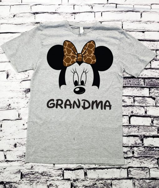 Safari Hat Mickey Head and Safari Minnie Hat/Bow Head Personalized Disney Animal Kingdom Family Vacation Shirts - Image 4