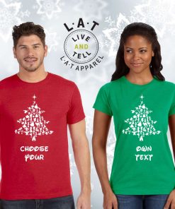 Disney Character Holiday Christmas Tree Character Silhouettes Tee Shirt