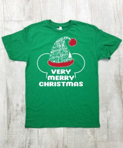 Mickey Christmas Hat Holidays The Most Wonderful Time Of The Year Merry Christmas Tee Shirt
