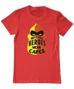 Mr. Incredible Not All Heroes Wear Capes Tee Shirt For Fathers Day Gift T-Shirt The Incredibles Super Hero Heros - Image 5