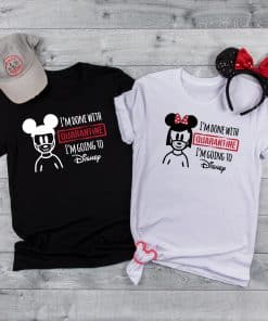 I'm Done With Quarantine I'm Going To Disney Matching Family Tee Shirts Disney World Disneyland T-Shirts Im Done Quarantining