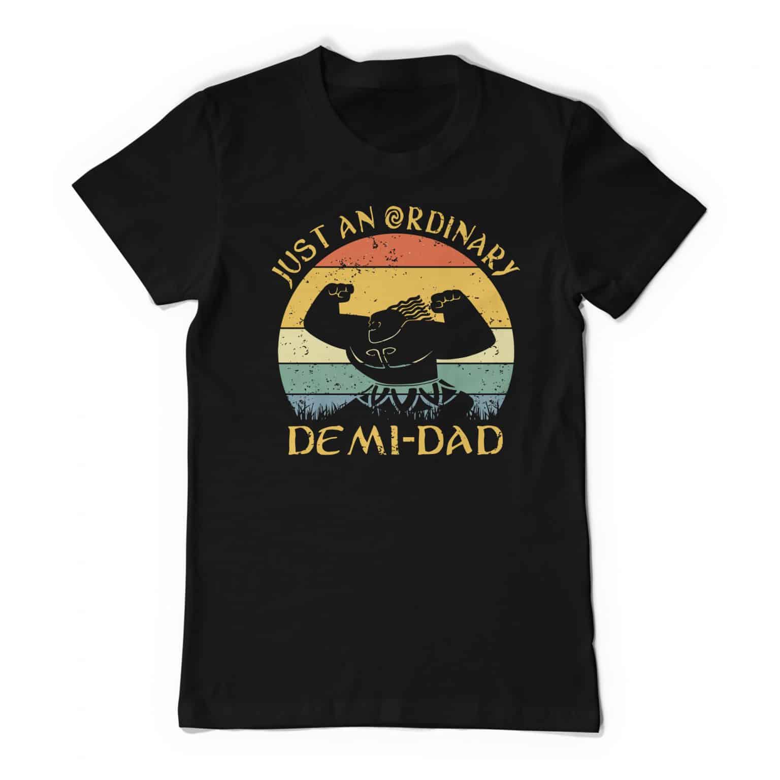 Maui Just An Ordinary Demi Dad Black Tee Shirt