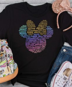 Alternative view of Disney Family Shirts Mickey and Minnie Head WDW 50th Anniversary Celebration Custom Disney Vacation Shirts Disney World WDW Disneyland Shirts