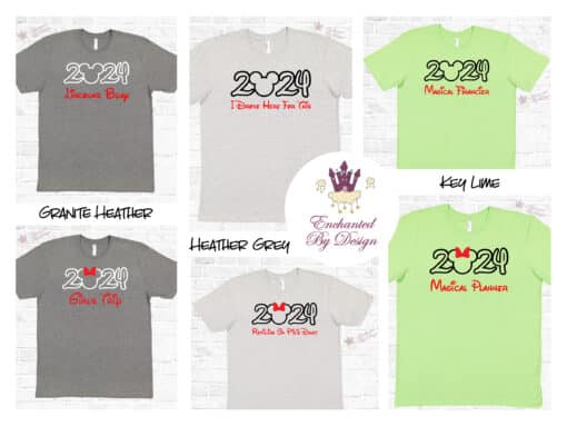 Matching 2024 Custom Disney Family Vacation Personalized Shirts Featuring YOUR FAMILY or Custom Text Disney Cruise Shirts Matching Group Shirts - Image 4